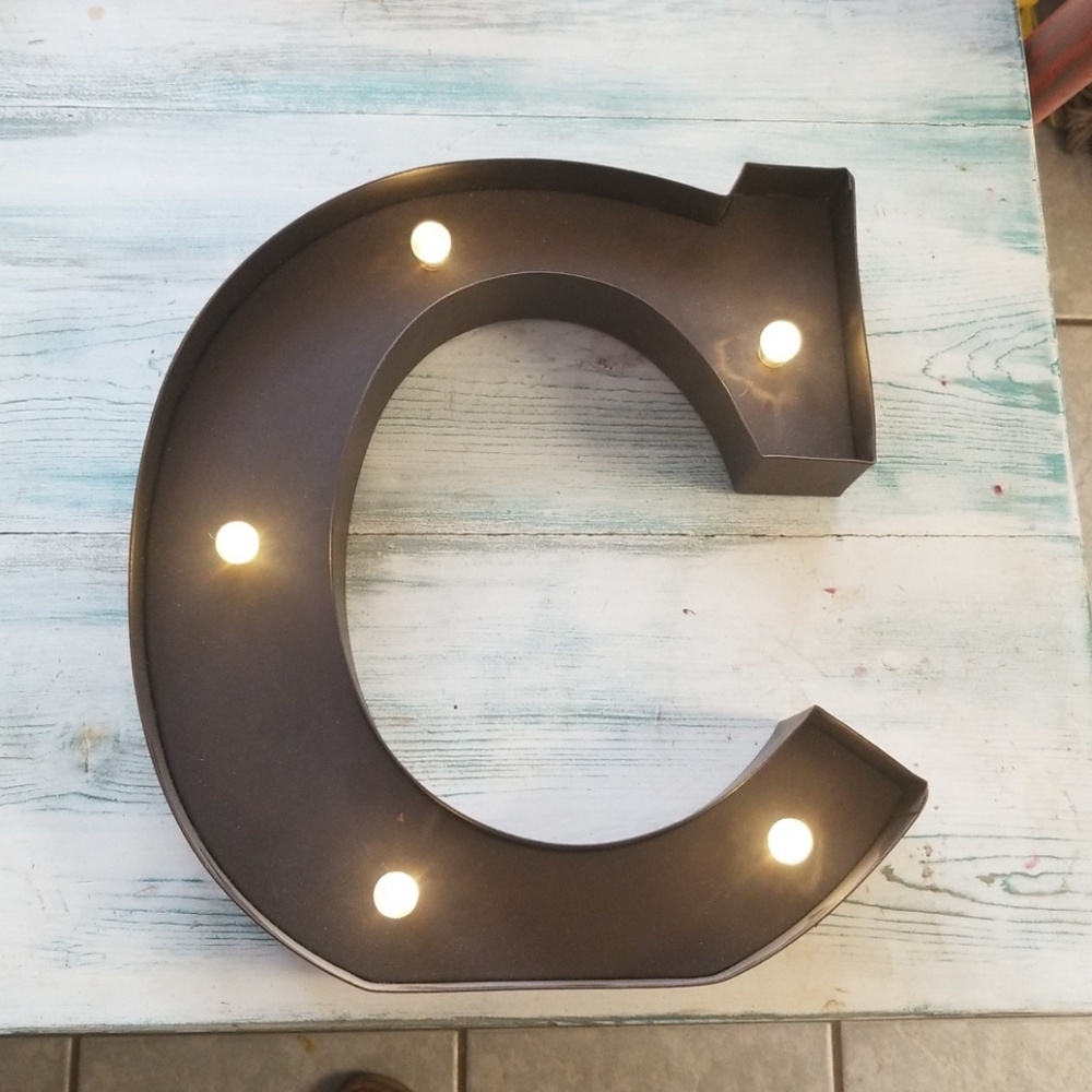 Large lighted C